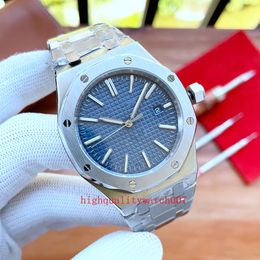12 colors Topselling Men's Watches new version White Dial Blue Dial 41mm Automatic Mechanical Transparent 18K Rose Gold Stainless Steel bracelet Mens watches
