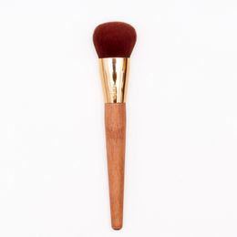 High-end T Series Makeup Brushes Solid Bamboo Handle Big Size Compact Powder Brush Blush Contouring Makeup Brushes