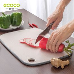 Chopping Blocks ECOCO Tool Rectangle Hangable Cutting Board Durable Non-slip Kitchen Accessories 221121