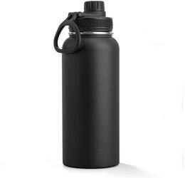 Water Bottles Insulated 1000ml 32 oz Stainless Steel Double Wall Vacuum Wide Mouth Sport with Leakproof Spout Lid 221119