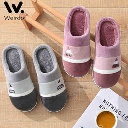 Men's Slippers Memory Foam Slippers Men Casual Home 2021 Winter Non Slip Male House Shoes Stripe Unisex Indoor Shoes Plus Size J220716