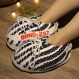 Slippers Winter Women's Cotton Men's Coconut Fat Shoes Net Celebrity Couples Home Warm Bread Women 221119