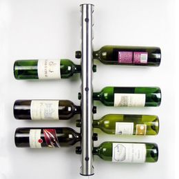 Tabletop Wine Racks Stainless Steel Wall Mounted Rack Bottle Holder Display Storage Organiser 812 s 221121