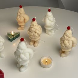 Send gifts to Santa Claus candles holiday gifts accompanying friends home decor ins photo props