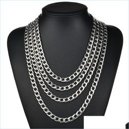 Chains Celtic Stainless Steel Chains Rap Hip Hop Jewellery Fashion For Women Mens Necklace Long Drop Delivery Necklaces Pendants Dhkuu