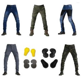 Motorcycle Apparel Riding Jeans With Knee Hip Pads Motocross Racing Pants Motorbike Cycling Trousers Protective