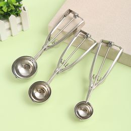 New Stainless Steel ice Cream Scoop Food Buffet Cream Scooper Wholesale EE