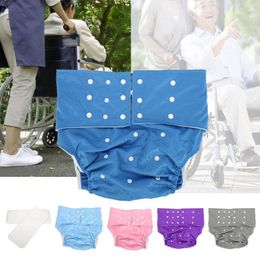 Adult Diapers Nappies Washable Pocket Nappy Cover Adjustable Reusable Pants Old People Incontinence Underwear 221121