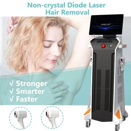 Germany imported 2 diode handles 808 diode laser permanent hair removal machine strong cooling system