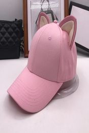 La nouvelle casquette de baseball pour femmes et filles en coton pur coton coton topi femelle mignon chapeau 2010275039175