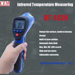 CEM DT-8829 DT-8838 DT-8839 Infrared Thermometer Handheld Non-Contact High Temperature Industrial Electronic Laser Induction