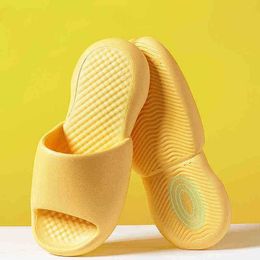 Lightweight Summer Couples Men And Women Models Homewear Eva Soft Thick Soles Deodorant Sandals And Slippers Bathroom Slippers J220716