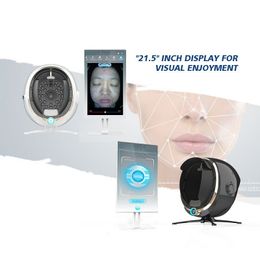 Face Analysis Skin Diagnosis System Tester Multi-language 21.5 Inches Screen 3D Magic Mirror AI Facial Skin Analyzer Machine Management Scanner Equipment Sale