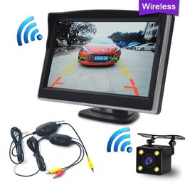 Reverse Parking Backup Cam Monitor 2.4G Wireless RCA Video Transmitter Receiver Adapter Kit for Car DVD Monitor Rear View Camera