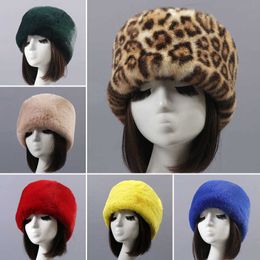 Other Fashion Accessories Cycling Caps Masks Russian Style Winter Hats Fluffy Women Girl Thick Faux Fur Skullies Beanies Caps Outdoor Warm Earwarmer Ski Snow Bomber