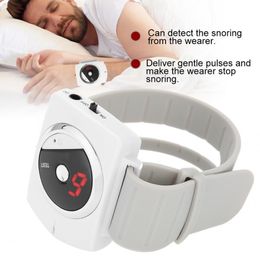 Snoring Cessation Intelligent Snore Gone Wristband Biosensor Far Infrared Ray Stop Anti Watch Sleeping Aid Anti 221121