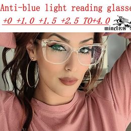 Sunglasses Fashion Cat Eye Reading Glasses Blue Light Blocking Readers For Women Men Anti Glare Lightweight Eyeglasses With Box NX
