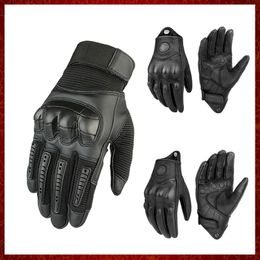 ST242 Motorcycle Gloves Men Women Moto Leather Carbon Cycling Winter Gloves Motorbike Motorcross Motor Gloves