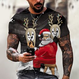 New 3D Print Causal Clothing Christmas Pattern Fashion Men Women T-shirt Plus Size Size S-7XL 031