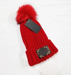 Outdoor Woollen Hat Female Autumn Knitted Hats Fur Ball Korean Warm Female All-Match Earflaps Toque