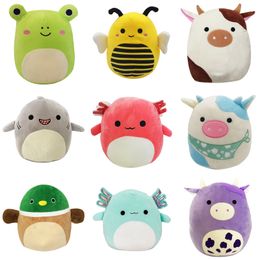 Wholesale 20cm Kawaii Stuffed Animals Plush Pillow Toy 18 Styles Squishmallow Soft Plush Christmas Toys Gift