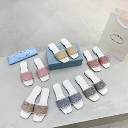 Chinelos de grife slides femininos sandálias de marca clássica luxo bordado carta sapatos de praia nova moda flip flops salto plano sapatos de plataforma de verão ao ar livre antiderrapante