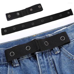 Belts Buckle-free For Women Pregnant No Buckle Waist Belt Adjustable Elastic Band Lazy Hassle Stretch Jeans