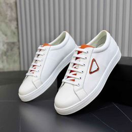 Excellent Men'sBrus Sports Shoes hed Leather Skateboard Walking Black White Sneakers Casual Versatile Discount EU38-46