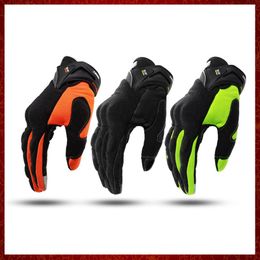 ST388 NEW Motorcycle Gloves Green Motocross Racing Glove Full Finger Cycling Guantes Moto Motorbike Summer Luvas da Motocicleta