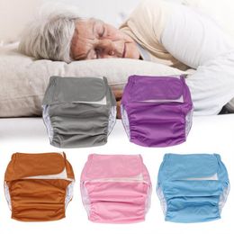 Adult Diapers Nappies Reusable Diaper Waterproof Washable Elderly Cloth for s Pocket Adjustable 221121