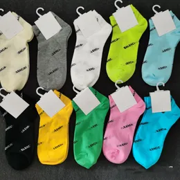 Spring and Summer Men and Women Couple Simple Letter Socks Thin Exercise Sock Low Top Shallow Mouth Ladies Trendy Socks