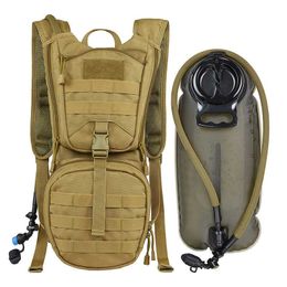 Wholesale Custom Lightweight Running 2l 3l Tpu Water Bladder Men Tactical Camo Hydration Backpack Pack Bag