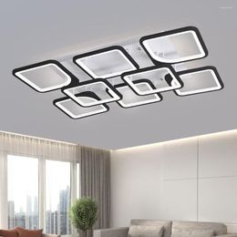 Chandeliers Modern Led APP With Remote Control Dimmable Lustre Chandelier Lights Fixtures For Bedroom Living Room Ceil Amp