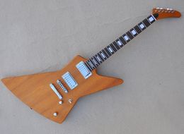 Natural Wood Colour 6 Strings Electric Guitar with Rosewood Fretboard Can be Customised