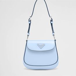 Explosion Women's handbag Cleo leather mini bags perfect classic Leather flap logo nylon card Sleek luxury designer bag with box