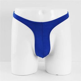 Mens Luxury Underwear Underpants Men Sexy Thongs Bikini Brief G-String Short Low Rise Soild T-Back Briefs Seamless Hollow Out Exposed Butt Drawers Kecks Thong 8A5L