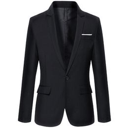 Men's Suits Blazers 50% Blazer Autumn Fashion Slim Business Formal Party Suit Long Sleeve Lapel Top Jacket Clothing 221121