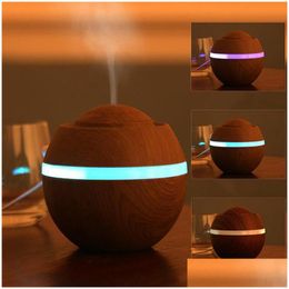 Sachet Bags Sachet Bags 500Ml Incense Holder Usb Air Humidifier Aroma Trasonic Led 7 Color Changing Essential Oil Diffuser Quemador Dh2Ez