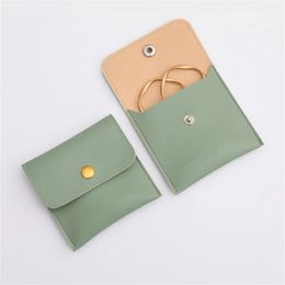 PU Leather Jewellery Pouch Necklace Ring Bracelet Holder Jewellery Organiser Pouches for Watch and Other Mini Items