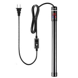 Filtration Heating 200w 300W 500w Submersible rium Heater for Saltwater Fresh Water Fish Tank Heating Rod with Intelligen 221119