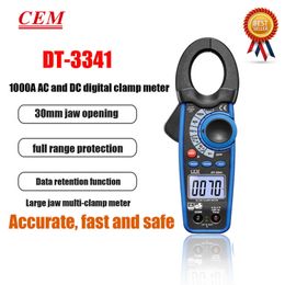 CEM DT-3340 DT-3341 DT-3343 DT-3345 DT-3347 DT-3348 Digital Clamp Type Meter Overload Protection Resistance Diode Test Backlight