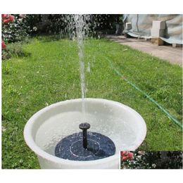 Watering Equipments Watering Equipments Solar Powered 3 Different Spray Heads Water Pump Set Garden Fountain Pond Kit Waterfalls Dis Dhvb3