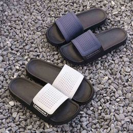 Slippers Men Summer 2022 New Outdoor Slippers Beach Sandals Male NonSlip Soft Eva Designer Shoes Casual SlipOn Flat Slides J220716