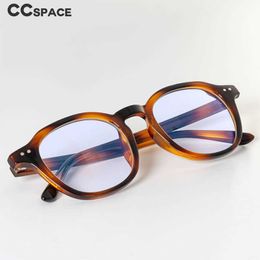 Sunglasses Frames 46604 Anti Blue Glasses Frames Retro Men Women Optical Fashion Computer EyeGlasses T2201114