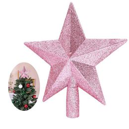 Christmas Decorations Christmas Decorations 20Cm Star Tree Topper Glitter Decoration For Party Home Top Fivepointed Drop Delivery Ga Dhudi