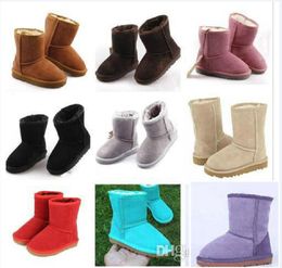 Children Girls Boots Shoes Winter Warm Toddler Boys Boots Kids Snow Boots Child Plush Warm Shoe