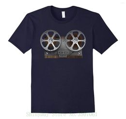 Men's T Shirts Recording Engineer Shirt Reel To Tape Recorders Vintage 2022 Fashion Men