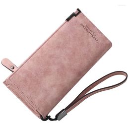 Wallets Brand Large Capacity Women Fashion PU Leather Long Retro Design Coin Zipper Ladies Purse Female Clutch