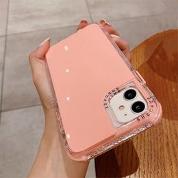 Candy Colour Shockproof Bumper Phone Cases For iPhone 14 11 12 13 Pro Max XR XS Max X 7 8 Plus 13 14Pro 3 in 1 Soft Silicone PC Cover