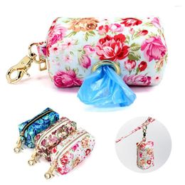 Dog Apparel Portable Travel Bag For Snack Whistle Key Garbage Bags Outdoor Dogs Walking Leash Accessories Pet Supplies Pink